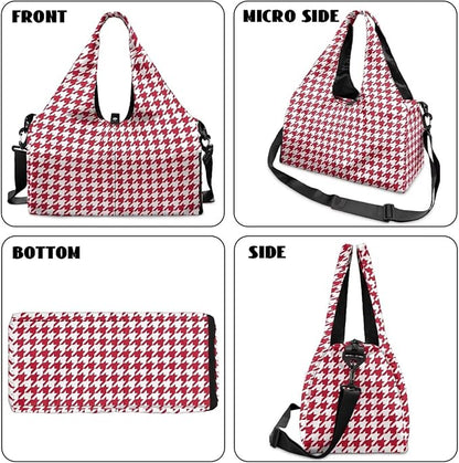 Yoga Mat Bag for Women Men Large Carryall Tote with Adjustable Shoulder Strap for Gym Yoga Travel Pilates Office