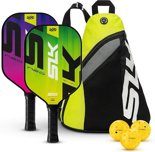 Selkirk Sport SLK Pickleball Paddles Set of 2 | Designed in The USA | Choose The SLK Neo Graphite, SLK Neo Fiberglass Pickleball Set or SLK Atlas Pickleball Bundle