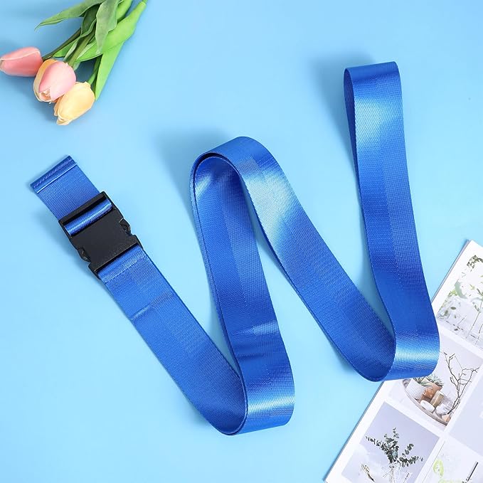 Physical Therapy Strap, Extremity Mobilization Belt, Manual Traction Strap, Adjustable Stretch Straps for Stretching Yoga Leg Shoulder Exercise (Blue)