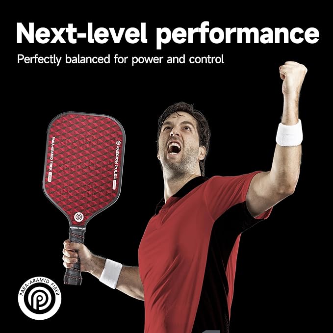 Pickleball Paddles 2025,Raw Carbon Fiber Surface（CFS） 16mm T700 High Grit & Spin, Pro Pickle Ball Paddles Designed for Ultimate Spin & Consistency
