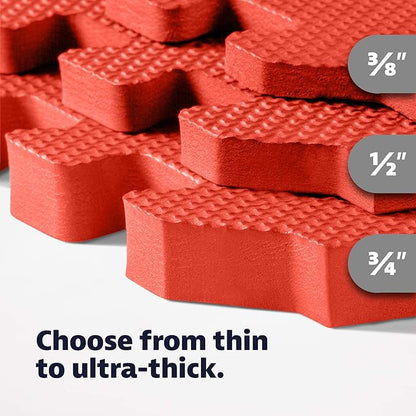 We Sell Mats – ½ Inch Thickness Multipurpose EVA Foam Floor Tiles – Interlocking Floor Mat for Indoor Gym, Playroom, and Home Use