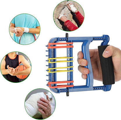 Hand Exerciser,Strength Training Grip Strengthener for Physcial Therapy,Blue