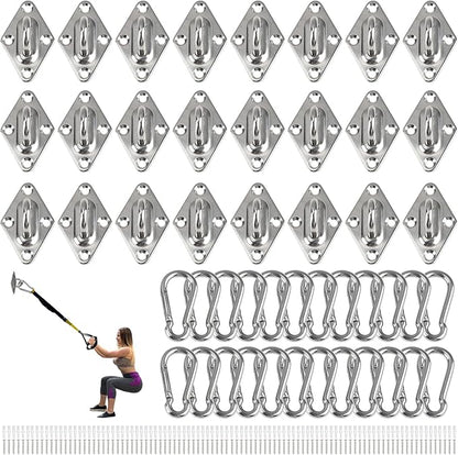 Wall Mount for Resistance Bands, Workout Anchors Wall Resistance with Hook for Fitness Bands, Space Saving Workout Equipment for Home Gym Weight Straps Suspension Training Exercise
