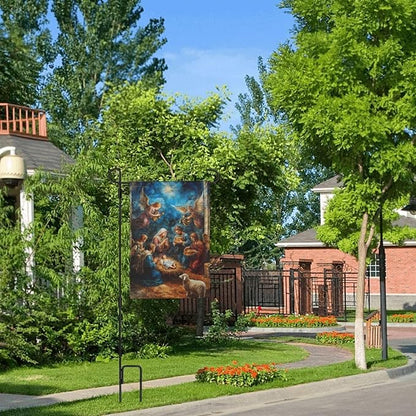 Mary Garden Flag 12x18 In Double Sided Yard Flags Lawn Sign Decor No Flagstand