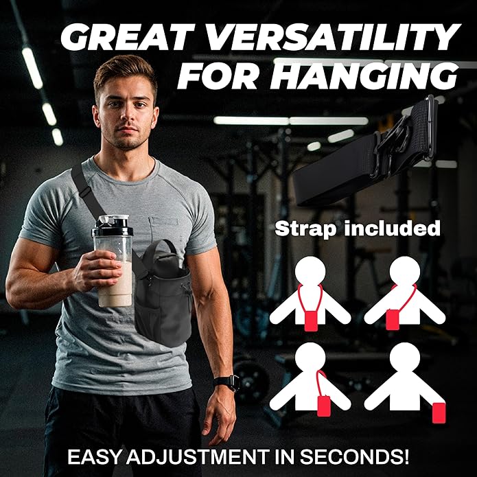 Magnetic Bag Gym – Magnet Gym Duffel, Sports Tote with Magnetic Closure, Magnetic Bottle Bag for Gym, Travel Fitness