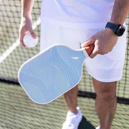 Inscribe Premium Pickleball Paddle – Lightweight, Durable Honeycomb Core, Vibrant Fiberglass Surface, Comfort Grip & Stylish Canvas Cover – Premium Pickleball Gear for Fun & Casual Play