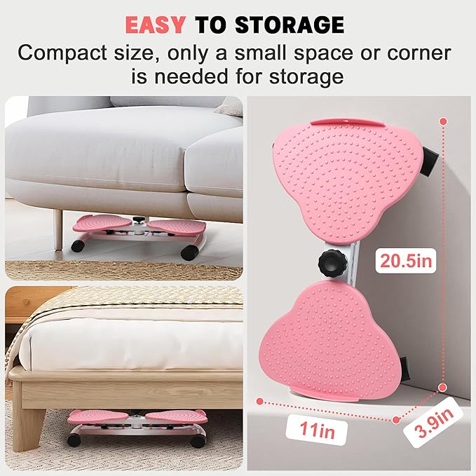 Waist Twisting Machine, Noiseless Ab Twist Board, 260 lbs Capacity, Twist Exercise Machine Home Gym Fitness Tool for Women Slim Waist and Core Ab Exercise