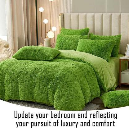 MorroMorn Flower Pillow Shaped Throw Pillows, 20" Floor Pillow Butt Cushion - Fluffy Shaggy Daisy Floral Decorative Pillows for Bed Couch Sofa Chair Cute Plush Faux Fur Room Decor (Green)