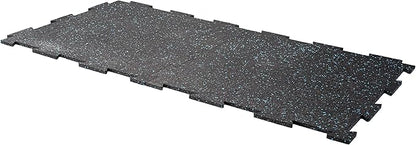 Playsafer Genaflex Lite Rubber 8mm Interlocking Tiles for Gym Flooring, Exercise Equipment, Exercise Areas - 20" X 20"