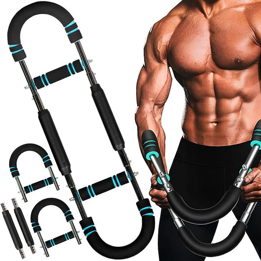 Twister Arm Trainer, 50-80 lb Adjustable Chest Workout Equipment, Shoulder Arm and Chest Muscle Trainer, Portable Detachable Upper Body