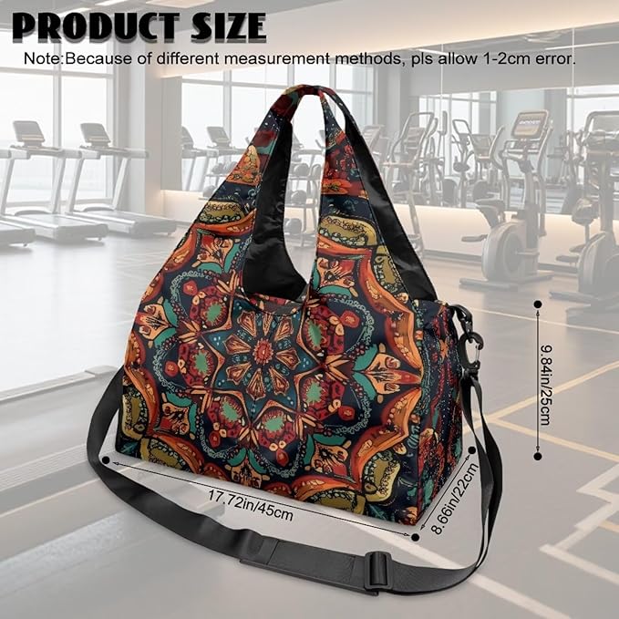 Yoga Mat Bag for Women Men Large Carryall Tote with Adjustable Shoulder Strap for Gym Yoga Travel Pilates Office