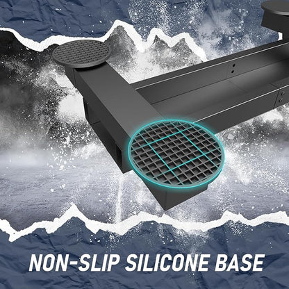 Steel Calf Raise Bar with Modular Design, Standing Calf Raise Machine for Home Gym, Ideal for Calf Stretching, Squat, Foot Stretch, High Capacity Anti-Slip Solid Calf Block