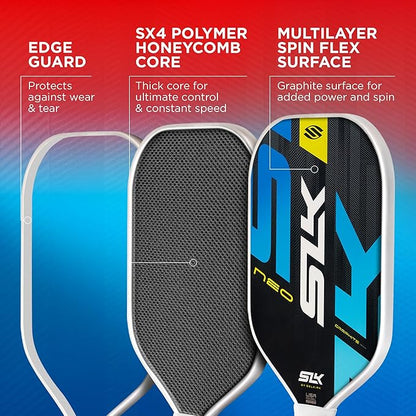 Selkirk Sport SLK Pickleball Paddles Set of 2 | Designed in The USA | Choose The SLK Neo Graphite, SLK Neo Fiberglass Pickleball Set or SLK Atlas Pickleball Bundle