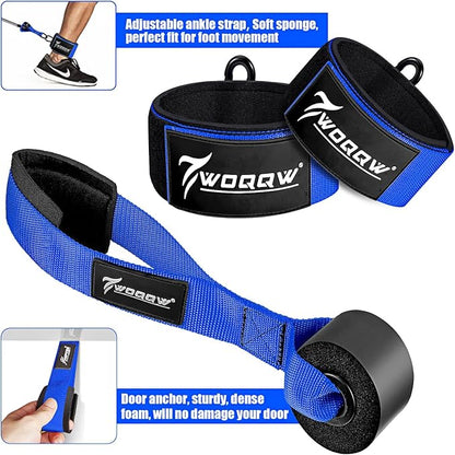 Heavy Resistance Bands for Working Out, 350lbs/450lbs Exercise Bands with Handles, Workout Bands Set for Men, Fitness Weight Bands for Muscle Strength Training, Stretching, Slim, Home Gym Equipment