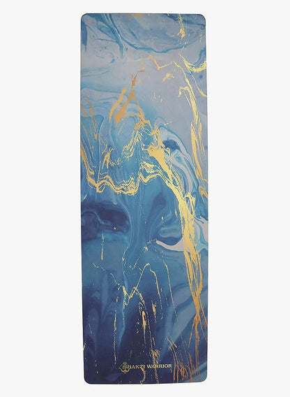 Shakti Warrior TPE Yoga Mat - Artist Designed, Premium eco friendly mats, Non Slip, Non toxic, Great For Regular & Hot Yoga, Pilates and Workouts (72 inch x 24 inch x 6mm thick)