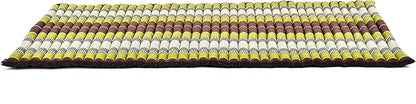 Leewadee - Kapok Roll Mat – Handcrafted Folding Sleep & Relaxation Mattress from Thailand, Ideal as Guest Bed, Camping Mat, Yoga Mat or Traditional Futon, 75 x 39 inches, Brown Green