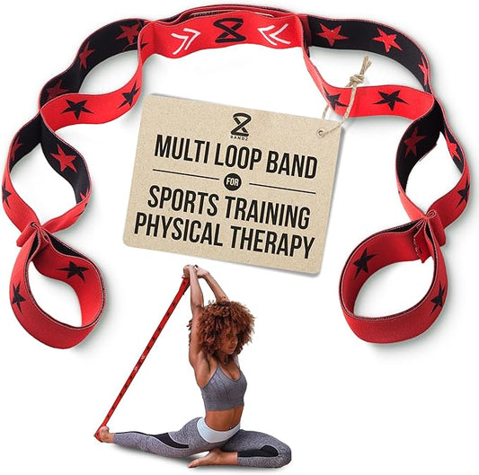 Two8 Bands Multi Loop Resistance Band for Working Out - Home Gym Loop Resistance Bands for Women & Men, Athletic Rehab Equipment Workout Loops, Sports Fitness Gear