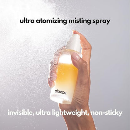 | PLUXOS 47 | SUNSCREEN + SKINCARE SPF 47 FACE MIST SPRAY (Vanilla) | SUN DEFENSE COMPLEX CARE | Apply Over Makeup, Broad Spectrum, Clear, Light, Vegan, Hydrate, Fight Acne, Anti-Aging, Cell Repair