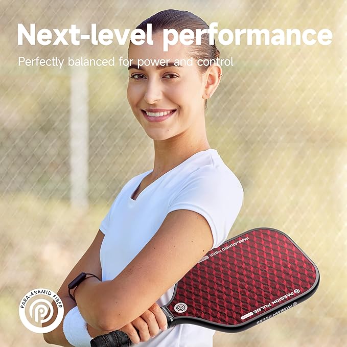 Pickleball Paddles 2025,Raw Carbon Fiber Surface（CFS） 16mm T700 High Grit & Spin, Pro Pickle Ball Paddles Designed for Ultimate Spin & Consistency