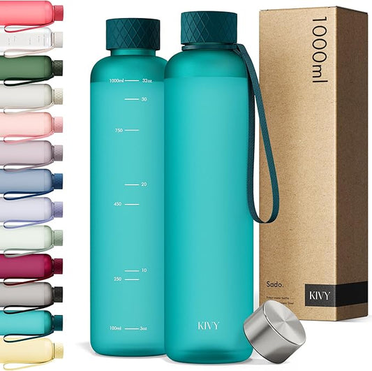 KIVY Tritan Water Bottle 2nd Generation (Teal, 32oz)