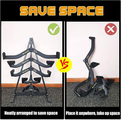 Lat Pull Down Bar Gym Accessory Rack, Lat Pulldown Attachments Cable Attachment Storage Rack for Mag Grip - Home Gym Fitness Heavy Duty A-Frame Stand