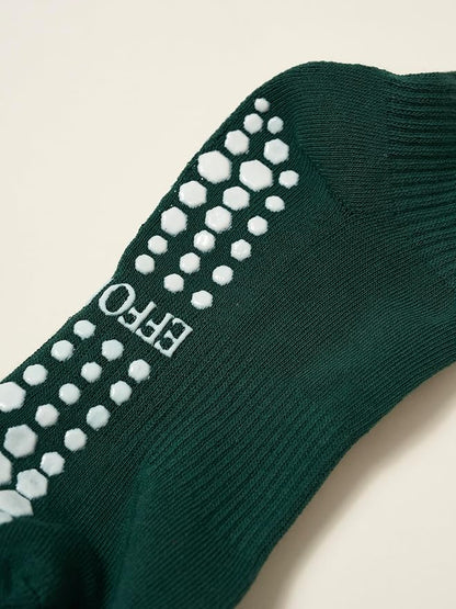 Crew Half Calf Grip Socks, Cutest Fruits Pilates Socks, Ruffle socks, Non-Slip, Barre Yoga Fitness