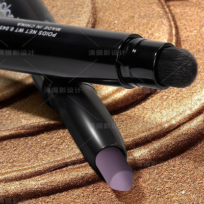 Longwear Cream Eye Shadow Sticks (67 Amethyst Matte),Smudge-Proof, Waterproof Eyeshadow,Silky Formula Glitter With Makeup Brush,Dark Purple