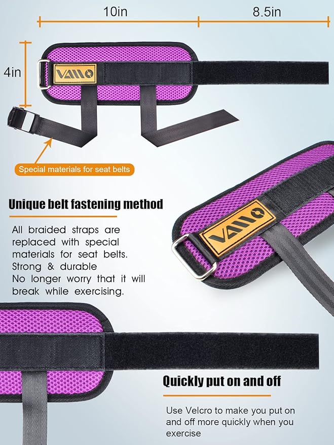 VAIIO Adjustable Weight Dumbbell Ankle Straps, Ankle Bands for Working Out Booty Workouts-Kickbacks, Leg Extensions, Lower Body Strength Training, Pelvis Muscle Exerciser for Men and Women