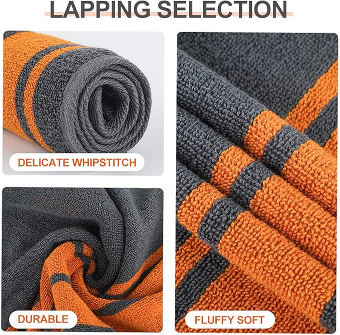 Smart Fitness Towel with Zippered Pocket - Gym Towel for Men & Women - Multifunctional Exercise Towel - Quick Dry Sweat Towel for Workout, Yoga, Tennis, Sports & More (Gray, Pack of 1)