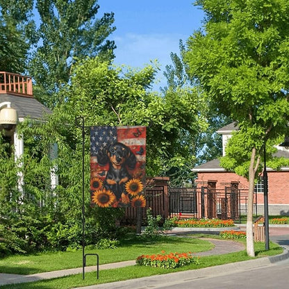 American Flag Garden Flag 12x18 In Double Sided Yard Flags Lawn Sign Decor No Flagstand