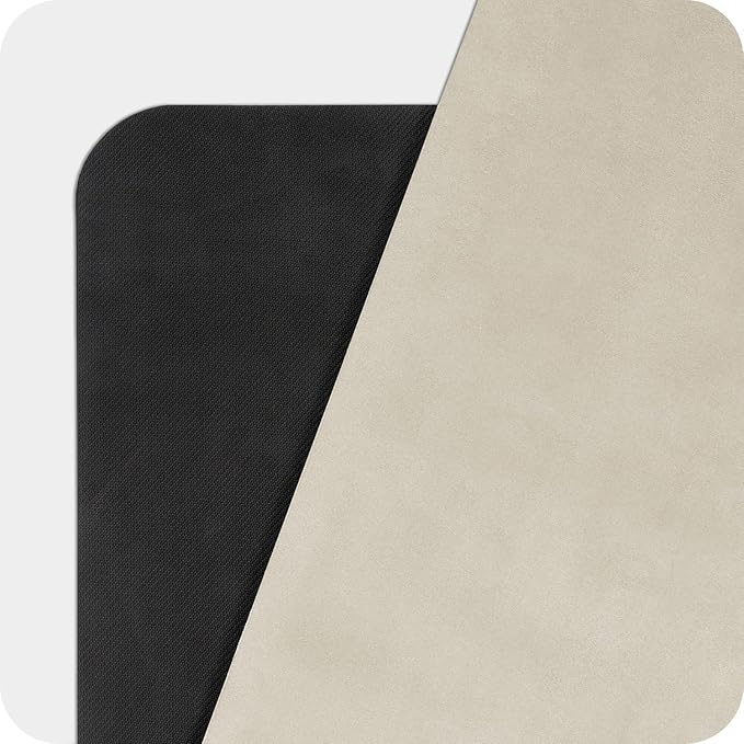 4mm Cushioned Exercise Mat for Yoga & Pilates - Anti Slip, Polyurethane with Suede Top & Carrying Strap