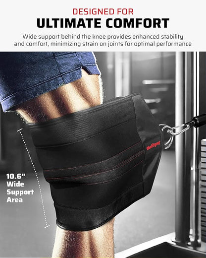 Precision Cable Duo - Ergonomic Single Tricep Rope & Squat Knee Attachment for Targeted Lower & Upper Body Training