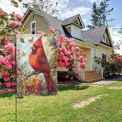 Bird Garden Flag 12x18 In Double Sided Yard Flags Lawn Sign Decor No Flagstand