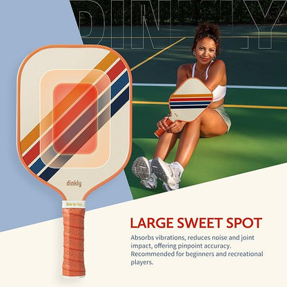 Pickleball Paddles Set of 2/4- USAPA Approved Graphite/Fiberglass Pickleball Racket, 2 Pickleball Rackets, 4 Balls and 1 Portable Carry Bag, Aesthetic Pickle Ball Set for Men Women Beginners