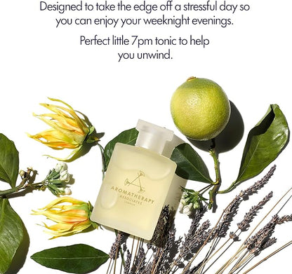 Aromatherapy Associates Light Relax Bath and Shower Oil, Natural Body Oil to Refresh Mind, Body and Spirit, Hydrating Body Oil Made with 3 Essential Oils (1.86 oz)