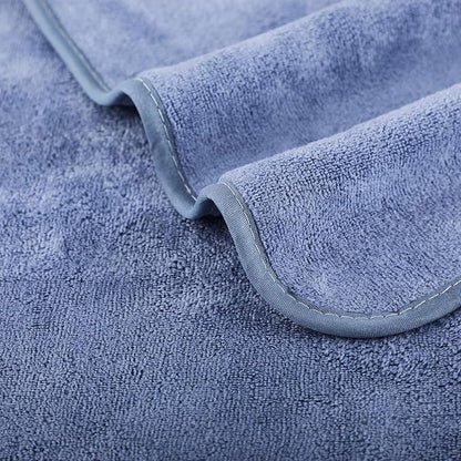 Microfiber Gym Towels Bigger Size Super Soft for Exercise Fitness, Sports, Workout, 380-GSM 15-Inch x 31-Inch Quick-Drying Towels (3 Pack, Blue)