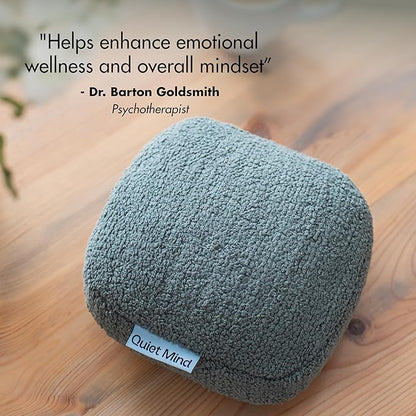 Quiet Mind 1.5 lb Weighted Stress Squeeze Ball – Soft Squishy Fidget Gadget for Adults – Help Relieve Stress, Anxiety, Tension - Promotes Focus, Clarity - Sensory Ball for Desk, Office, or Home Use