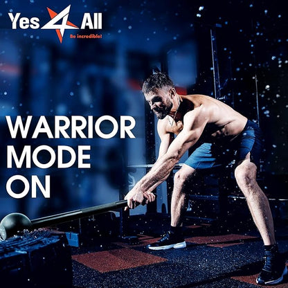 Yes4All Steel Mace Bell for Strength Training - Support Full Body, Muscles, Shoulder, Grips & Forearms Workouts to Rehabilitation, Stretching 5, 7, 10, 15, 20, 25, 30lb For Woman & Man