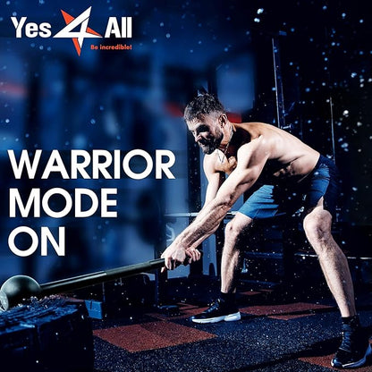 Yes4All Steel Mace Bell for Strength Training - Support Full Body, Muscles, Shoulder, Grips & Forearms Workouts to Rehabilitation, Stretching 5, 7, 10, 15, 20, 25, 30lb For Woman & Man