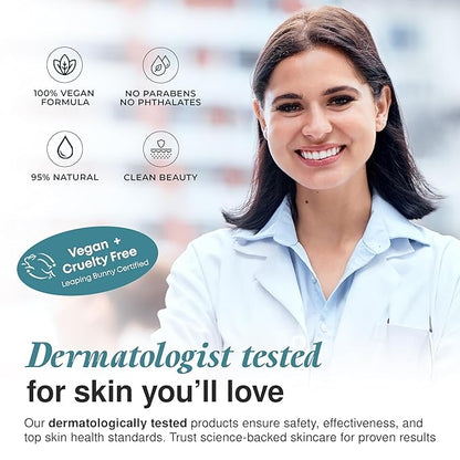 Hyaluronic Acid Moisturizer - Dermatologist Tested - Retinol Anti Aging Face Cream - Ultra Hydrating, Plumps & Smooths Skin, Fine Lines & Wrinkles Treatment - Clean Beauty Korean Skincare