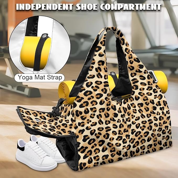 Yoga Mat Bag for Women Men Large Carryall Tote with Adjustable Shoulder Strap for Gym Yoga Travel Pilates Office