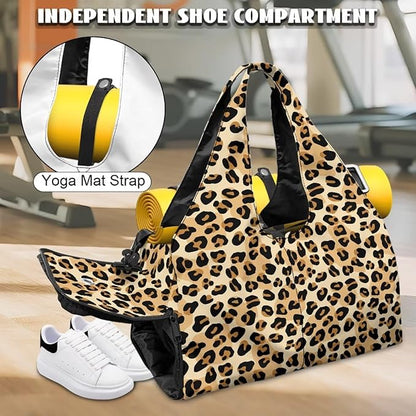 Yoga Mat Bag for Women Men Large Carryall Tote with Adjustable Shoulder Strap for Gym Yoga Travel Pilates Office