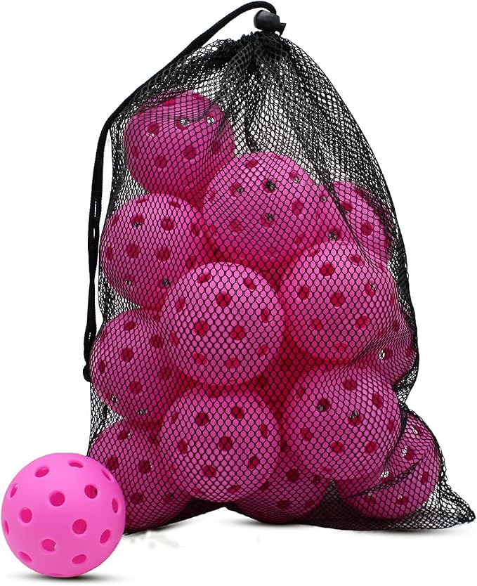 Magicorange Pickleball Balls, 20 Pack USAPA Approved Outdoor Pickleballs, High Elasticity & Durable Pickle Balls