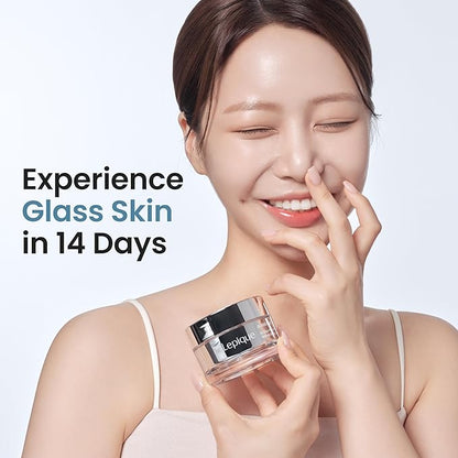 GLASS SKIN 14Days Miracle Retinol Night Cream 1.69oz - Korean Skincare Retinol for Face and Neck - Collagen, Centella - Anti aging Skin Cream, Moisturizer Face Cream (Unscented, with Spatula)