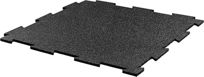 Playsafer Genaflex Lite Rubber 8mm Interlocking Tiles for Gym Flooring, Exercise Equipment, Exercise Areas - 20" X 20"