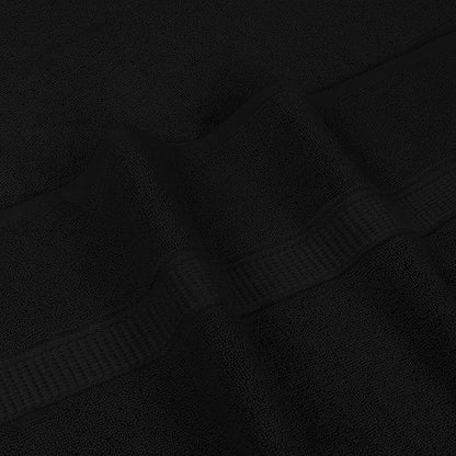 Utopia Towels - Luxurious Jumbo Bath Sheet 2 Piece - 600 GSM (35X70 Inches) 100% Ring Spun Cotton - Highly Absorbent and Quick Dry Extra Large Bath Towel - Super Soft Hotel Quality Towel (Black)
