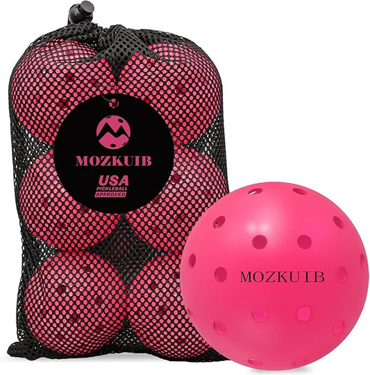 Pickleball Balls - USAPA Approved, 40 Holes Competition Pickle Balls for Tournament Play - High Visibility, Durable, Ideal for All Skill Levels