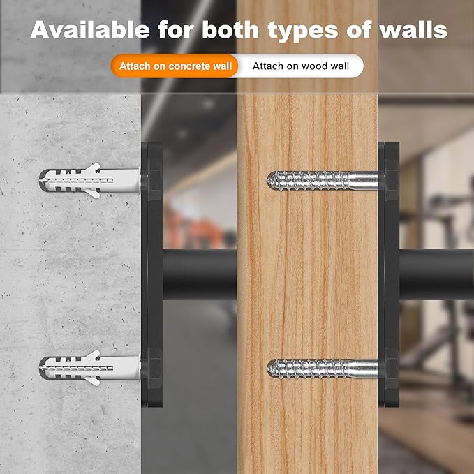 Weight Plate Holder, Wall Mounted Weight Rack Storage for Weight Plates, Home Gym Organizer