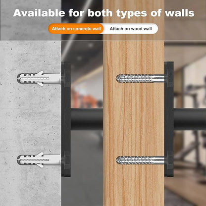 Weight Plate Holder, Wall Mounted Weight Rack Storage for Weight Plates, Home Gym Organizer