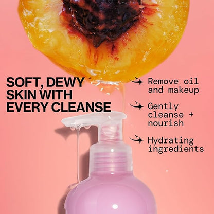 Pacifica Melt For You Facial Cleansing Oil – Hydrating Daily Face Wash & Makeup Remover Oil Cleanser for All Skin Types, Gentle Non-Comedogenic, Vegan, Clean Beauty, Dermatologist Tested 8 fl oz